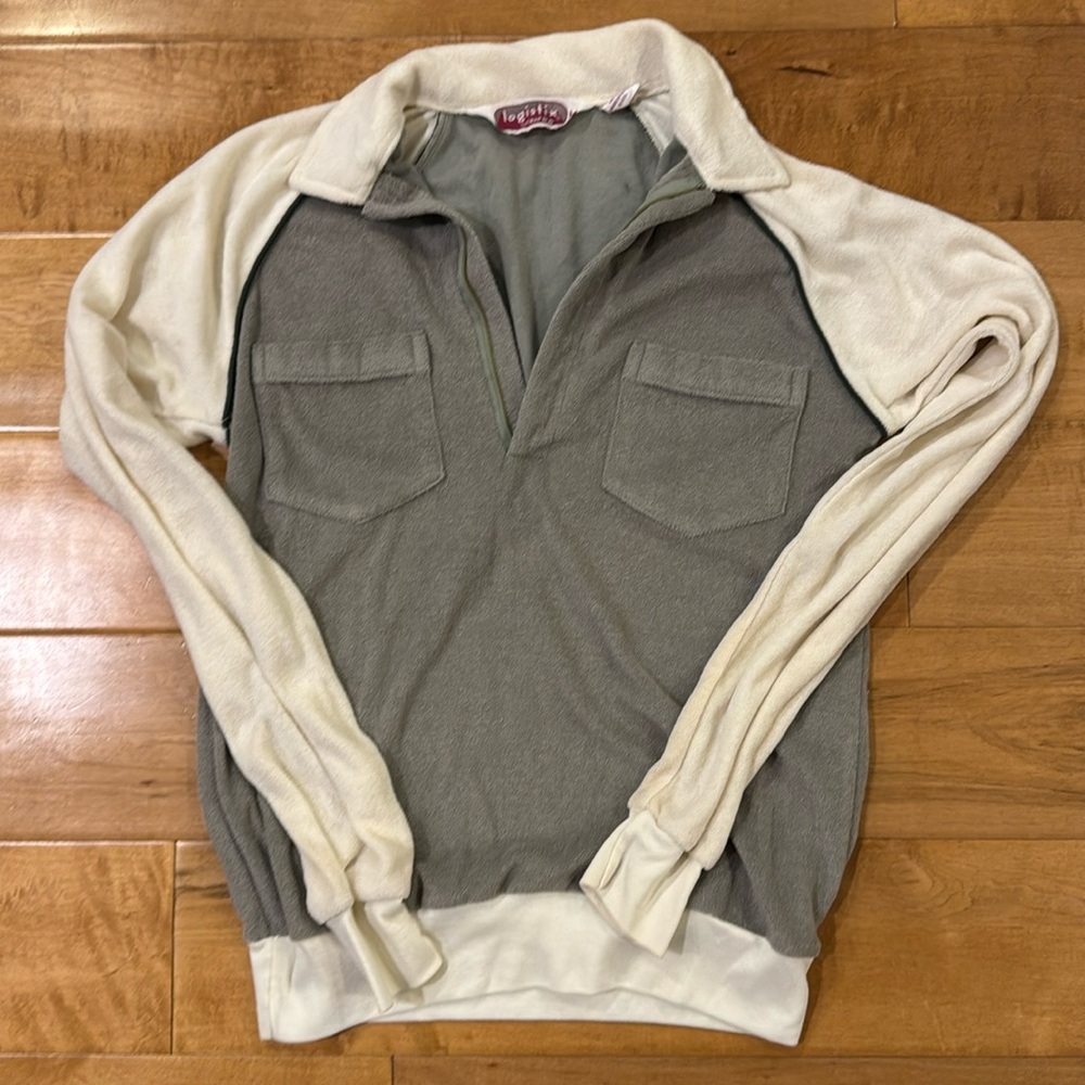 Sage Green Logistix Terry Sweatshirt Vintage